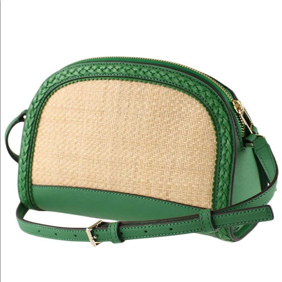 Kate Spade Reiley Straw Dome Cross Body Bag - Picture 4 of 8